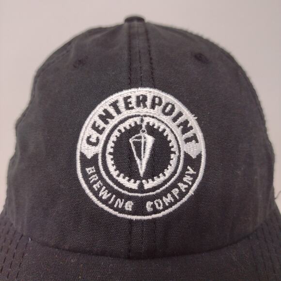 Otto Centerpoint Brewing Company Slideback Hat Black OSFM Embroidered Logo - Picture 4 of 11